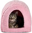 Best Friends by Sheri Pet Igloo in Sherpa, Pink, 17"x13"x12"
