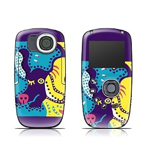 Sleeping Dog Design Protective Skin Decal Sticker for Kodak PlaySport Zx5 HD Waterproof Pocket Video Camera Camcorder