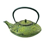 Old Dutch 38-Ounce Cast-Iron Nobility Teapot, Moss Green