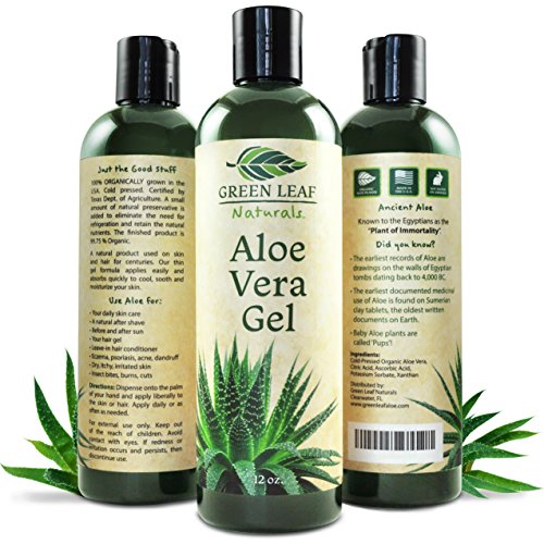 (VIDEO Review) Green Leaf Naturals Organic Aloe Vera Moisturizer for Skin and Hair, 12 Ounce