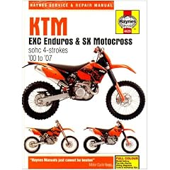 KTM EXC Enduros and SX Motocross Service and Repair Manual: 2000 to 2007 (Haynes Service and Repair Manuals)