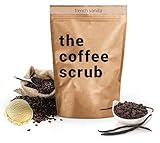 The Coffee Scrub - Enriched with Antioxidants, Minerals, and Essential Oils (7 Ounce) (French Vanilla)