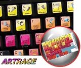NEW AMBIENT DESIGN ARTRAGE KEYBOARD STICKERS