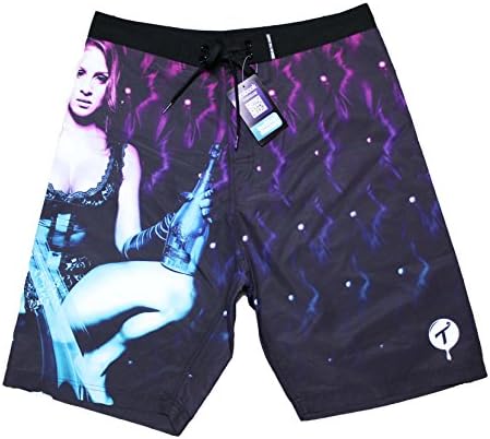 New T.I.T.S. Two in the Shirt "Champagne Wishes" Men's Board Shorts Swim Trunks (34)