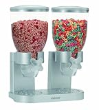Zevro GAT202 Indispensable Dual-Canister Dry-Food Dispenser, Silver