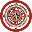 Louisiana-Lafayette Ragin' Cajuns Suntime 12" Dimension Glass Crystal Wall Clock
