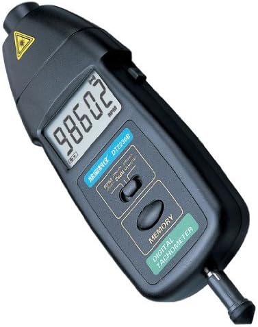 Sanpo DT2236B Contact and Non contact Photoelectric Pro Laser Tachometer RPM Meter Speed Tester by Sanpo