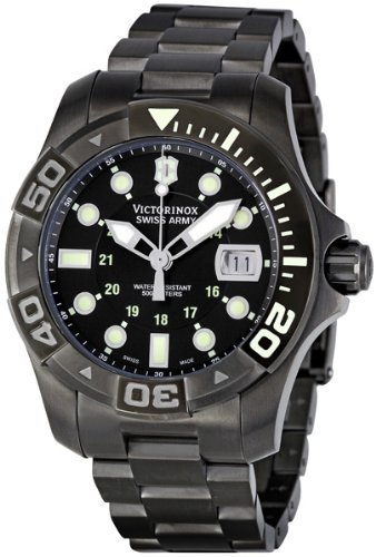 Victorinox Swiss Army Men's 241429 Dive Master 500 Black Ice Black Dial Watch Victorinox Swiss Army Men's 241429 Dive Master 500 Black Ice Black Dial Watch