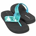 Rampage Yani Aquamarine thongs