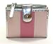 AUTHENTIC COACH SIGNATURE STRIPE SMALL WALLET (Pink/Silver)