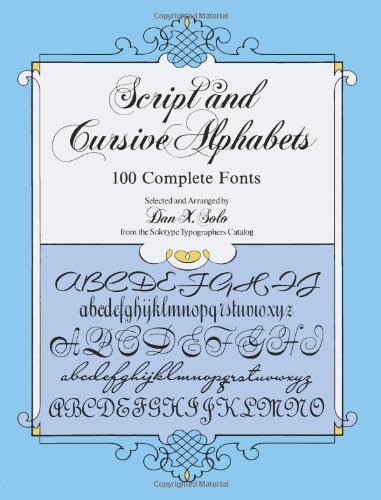 script and cursive alphabets 100 complete fonts lettering calligraphy typography