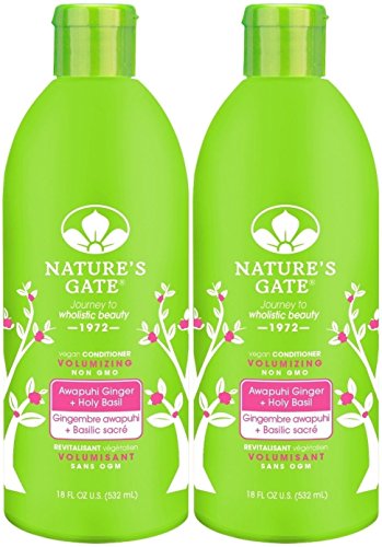 Natures Gates Awapuhi Volumizing Conditioner, 18 oz (Pack of 2)