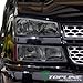 Topline Autopart Crystal Smoke Clear Head Lights Lamps W/Bumper Signal Dy 03-06 Chevy Silverado