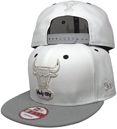Chicago Bulls 9fifty New Era Custom Snapback to Match Nike Air Jordan 5 Retro White / Metallic Silver