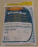 Hoover Vacuum bag type S Hoover Futura Spectrum Wind Tunnel