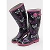 Ladies Wellington Boots Butterfly Design Size 6