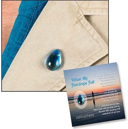 Memorial Teardrop Dangler Each Pendant Comes Carded with a Verse, (Comes in Packs of 12)