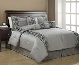 7 Piece Penelope King Size Comforter Set