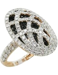 14k Pink Gold 3.17ctw Diamond Cocktail Ring 17105P Size 7.5