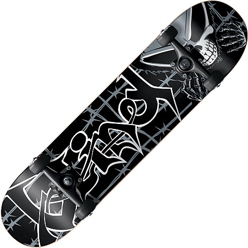Childrens Toyshop  Sporting Goods : Blind Reaper Black Metal 7.5" Complete Skateboard