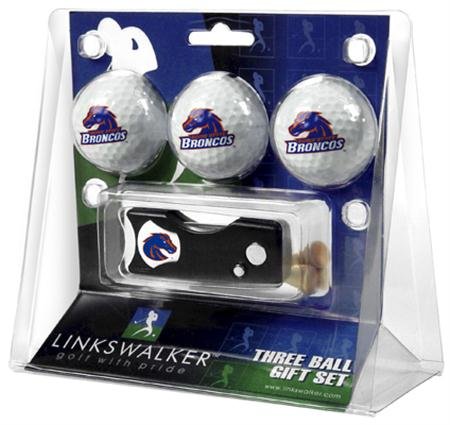 Boise State Broncos Bsu Ncaa Spring Action 3 Golf Ball Gift Packs