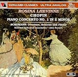 Rosina Lhevinne Plays Chopin Piano Concerto No 1+ Schumann Overture Scherzo and Finale for Orchestra op 52 (Vanguard)