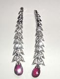 Ruby and Diamond Earrings