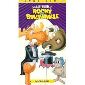 Adventures of Rocky and Bullwinkle Vol. 10  Painting Theft [VHS]