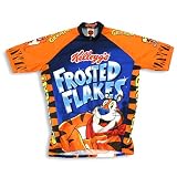 World Jersey's Men's Kellogg's Frosted Flakes Short Sleeve Cycling Jersey