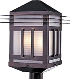 Maxim Lighting 8725PRBU 2 Light Post Mount Light, Burnished Amber by Maxim Lighting [並行輸入品]