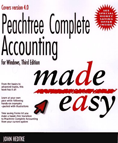 peachtree complete accounting for windows made easy 3e