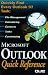 Book Microsoft Outlook 97 Quick Reference (Que Quick Reference Series)