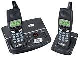 ATT E5925B 5.8 GHz DSS Cordless Phone with Dual Handsets and Answering System (Black)