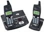 AT&T E5925B 5.8 GHz DSS Cordless Phone with Dual Handsets and Answering System (Black)