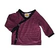 Kumquat Baby Fuchsia Stripe Kimono Top, 0-3M