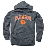 Clemson Tigers Dark Heather Perennial II Hooded Sweatshirt