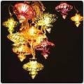 Fairy Lights - Kasbah glass decorative light string for bedrooms or as Christmas lights