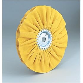Woodstock International H3383 6 x 12 Ply x 3 4 Airway Hard Buff Wheel, 3500 RPM by Woodstock