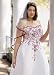 David's Bridal Wedding Dress: Satin A-line with Scalloped Sweetheart Neckline Style 9T8763