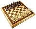 16" Deluxe Inlaid Wood Chess Set w/Pieces