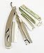 TOOGOO(R) Straight Barber Edge Steel Razors Folding Shaving Knife with 10pcs Blades for Men