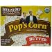 Newman's Own Organics Pop's Corn Organic Microwave Popcorn, Butter, 3-Count Boxes (Pack of 12)