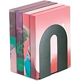 Officemate Heavy Duty Magnetic Bookends, Pair, Black (93186)
