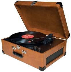 Crosley CR49 Traveler Portable Turntable (Tan)