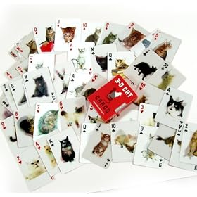  3-D Cat Playing Cards