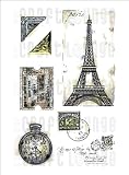 Rubber Stamp Set-Vintage Traveler