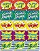 Eureka School Days Sticker Assortment, 1 3/8 x 1, Pack Of 1440