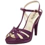 Unlisted Women's Music Lounge T-Strap Platform,Eggplant,8 M US