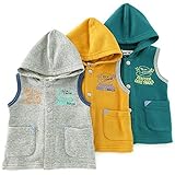 【アウトレット】 Bobson ベスト(80～130cm) キムラタンの子供服 イエロー 80 ( 77133x77633-143 )