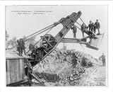 Historic Print (L): [Men standing on] Steam shovel, Copper Flat, McGill, Nevada